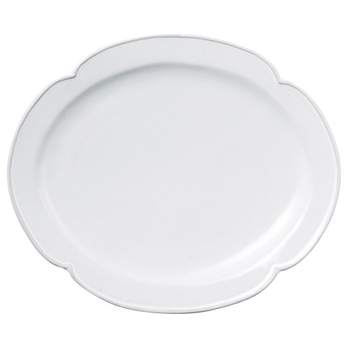87509-081 デプレ ホワイトオーバルプレートL|業務用食器カタログ陶里30号