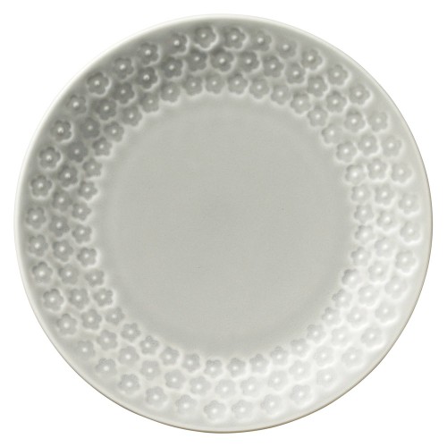 87722-161 印花 グレー5.0皿|業務用食器カタログ陶里30号