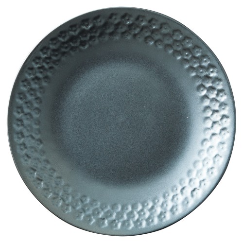 87735-161 印花 黒 8.0皿|業務用食器カタログ陶里30号