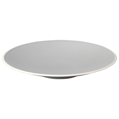87918-021 アーバングレー(カルマグレーマット) 26㎝浅ボール|業務用食器カタログ陶里30号