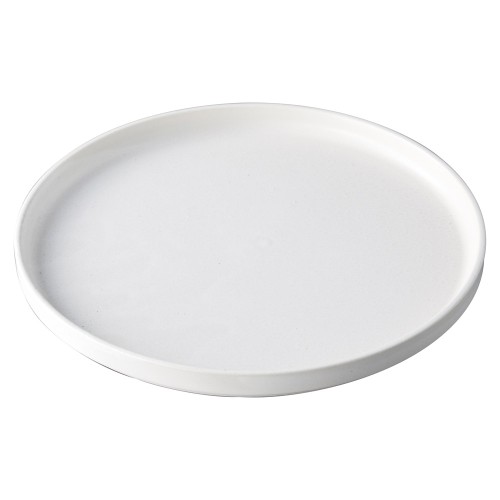 88113-461 切立丸プレート きらり白 26㎝|業務用食器カタログ陶里30号