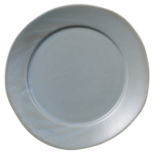 88305-081 ワイドリム グレー19㎝丸皿|業務用食器カタログ陶里30号