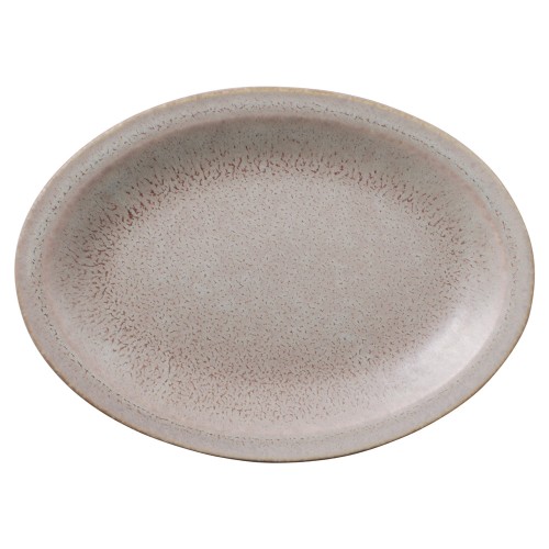 88365-081 グレージュブラウン 8吋オーバルプラター|業務用食器カタログ陶里30号