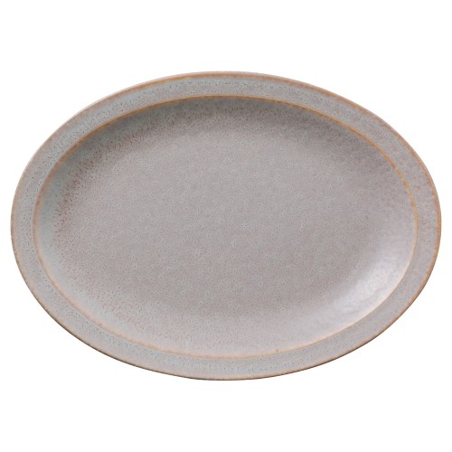 88366-081 グレージュブラウン 9吋オーバルプラター|業務用食器カタログ陶里30号
