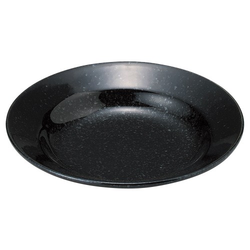 88412-051 黒御影 リム21㎝深皿|業務用食器カタログ陶里30号