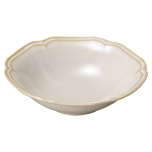 88554-051 アンジュ ラフィネ 17㎝深皿(白)|業務用食器カタログ陶里30号