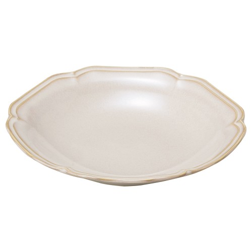 88555-051 アンジュ ラフィネ 21㎝深皿(白)|業務用食器カタログ陶里30号