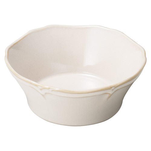 88559-051 アンジュ ラフィネ 16㎝深ボール(白)|業務用食器カタログ陶里30号