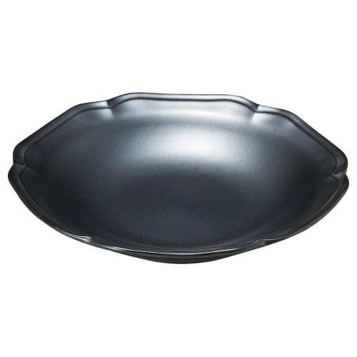 88564-051 アンジュ ラフィネ 21㎝深皿(黒)|業務用食器カタログ陶里30号