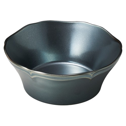 88568-051 アンジュ ラフィネ 16㎝深ボール(黒)|業務用食器カタログ陶里30号