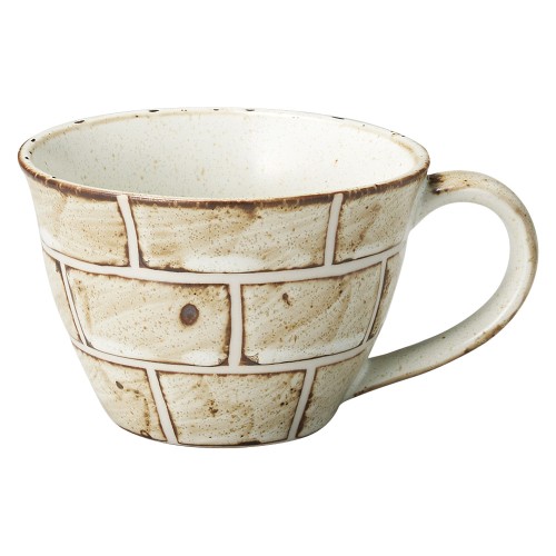 88661-651 クラフトレンガ カフェマグ 白|業務用食器カタログ陶里30号