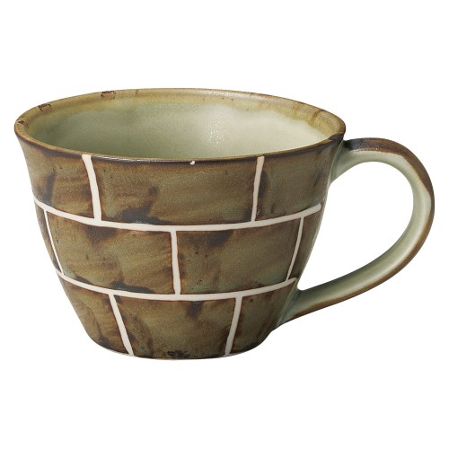 88662-651 クラフトレンガ カフェマグ 茶|業務用食器カタログ陶里30号