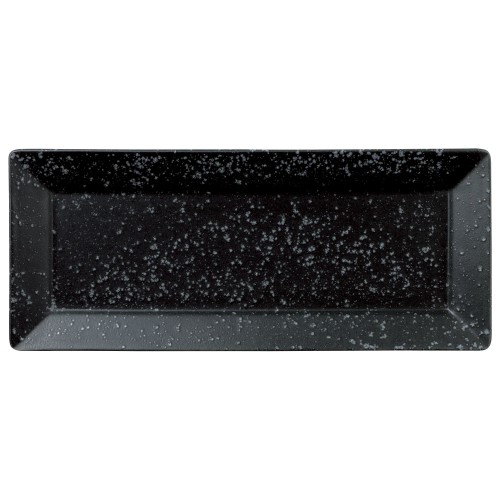 88854-331 ミスト 黒長角皿|業務用食器カタログ陶里30号