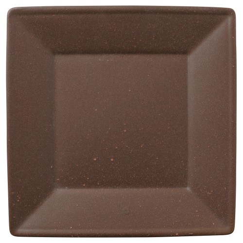 88867-331 ミスト 茶27㎝正角特大皿|業務用食器カタログ陶里30号