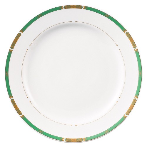 89504-331 グリーンアロー(強化) 10吋ディナー皿|業務用食器カタログ陶里30号