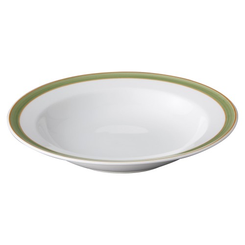 89717-671 強化 オリーブライン 9吋スープ|業務用食器カタログ陶里30号