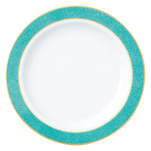 90062-051 エメラルドグリーン 7.5吋ケーキ皿|業務用食器カタログ陶里30号