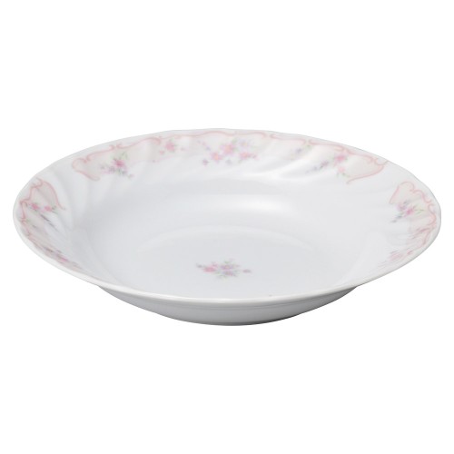 90125-671 プチフラワー 8吋スープ|業務用食器カタログ陶里30号