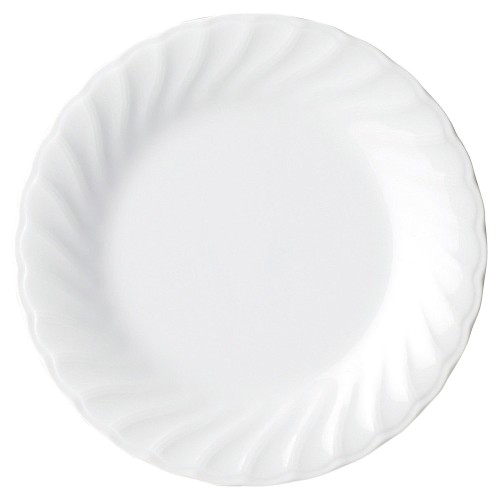 90162-671 KWホワイト 7.5吋ケーキ皿|業務用食器カタログ陶里30号