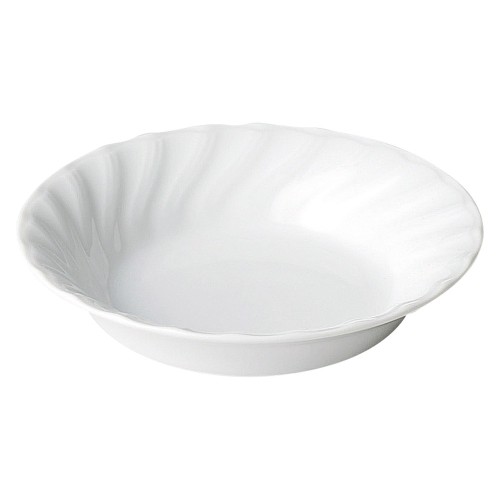 90166-671 KWホワイト 5.5吋フルーツ皿|業務用食器カタログ陶里30号