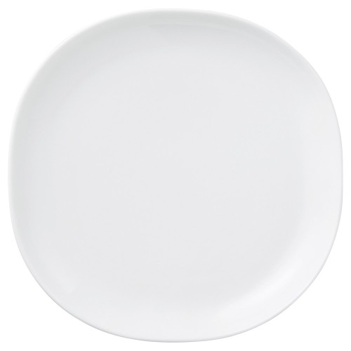 90406-081 白磁 カレ中皿|業務用食器カタログ陶里30号