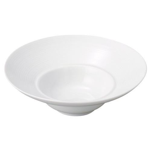 90521-081 白磁 ハット19㎝ボール|業務用食器カタログ陶里30号