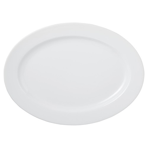 90625-161 BPホワイト リム玉16吋プラター|業務用食器カタログ陶里30号