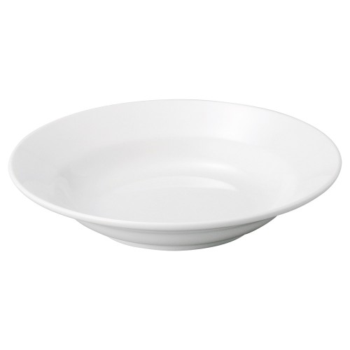 90630-161 BPホワイト リム玉8吋スープ|業務用食器カタログ陶里30号