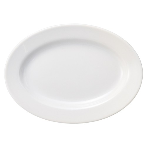 90926-671 営業用白厚口 白玉8吋リムプラター|業務用食器カタログ陶里30号
