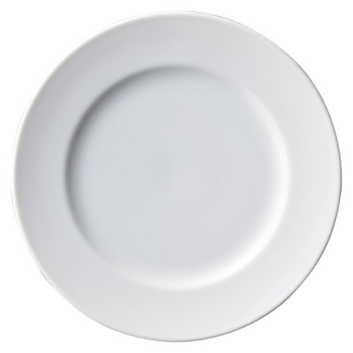 91001-021 ローマホワイト 6.5吋リム皿|業務用食器カタログ陶里30号