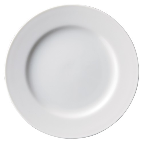 91002-021 ローマホワイト 7.5吋リム皿|業務用食器カタログ陶里30号