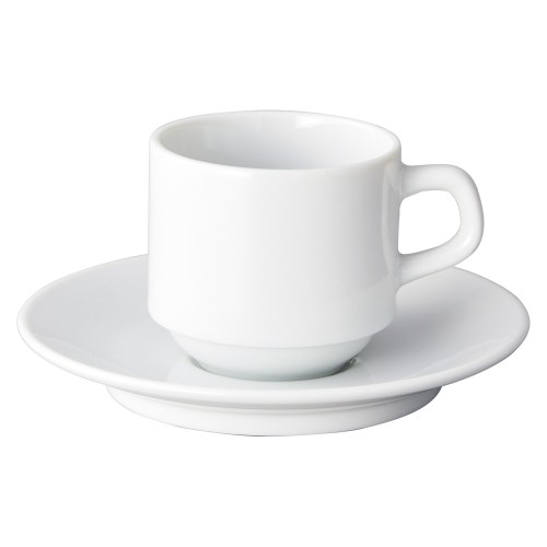 91029-021 ローマホワイト スタックコーヒー碗|業務用食器カタログ陶里30号