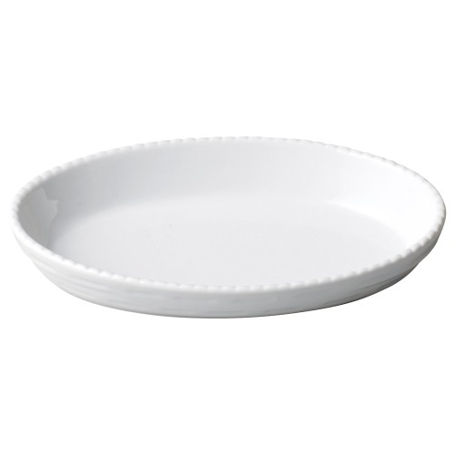 91205-231 VASSANO BUFFET 白磁 スタック楕円型28㎝|業務用食器カタログ陶里30号