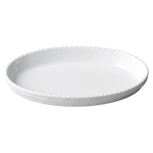 91207-231 VASSANO BUFFET 白磁 スタック楕円型38㎝|業務用食器カタログ陶里30号