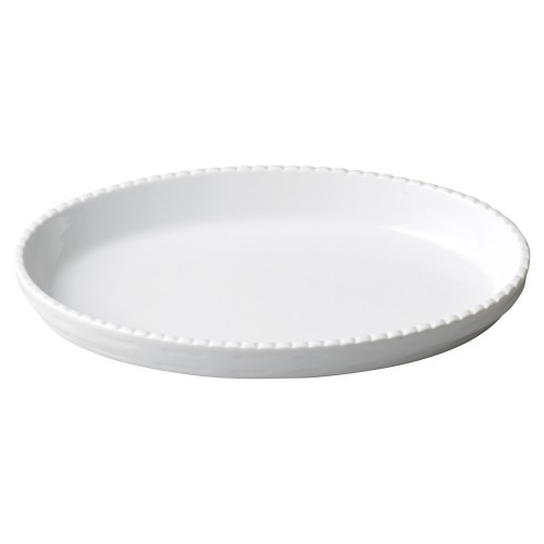 91208-231 VASSANO BUFFET 白磁 スタック楕円型44㎝|業務用食器カタログ陶里30号
