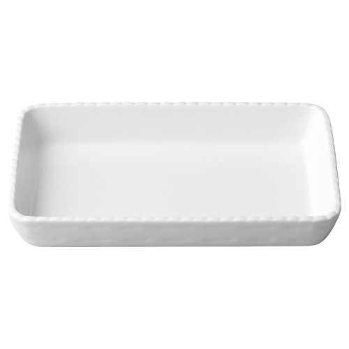 91210-231 VASSANO BUFFET 白磁 スタック長角型36㎝|業務用食器カタログ陶里30号