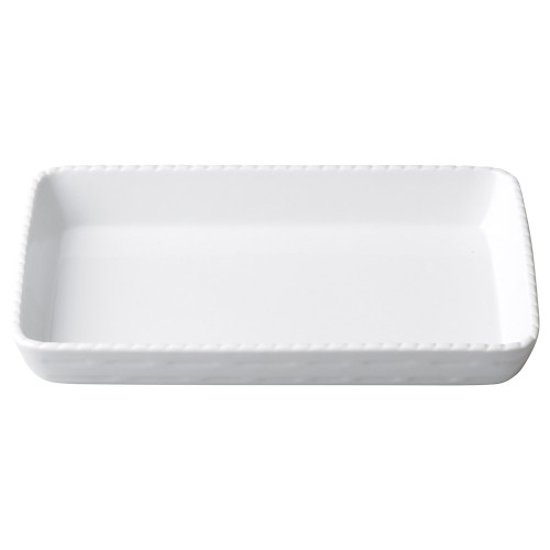 91211-231 VASSANO BUFFET 白磁 スタック長角型40㎝|業務用食器カタログ陶里30号