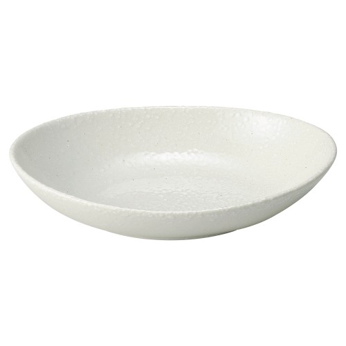 91316-051 白粉引(黒い斑点) 26㎝楕円ベーカー|業務用食器カタログ陶里30号