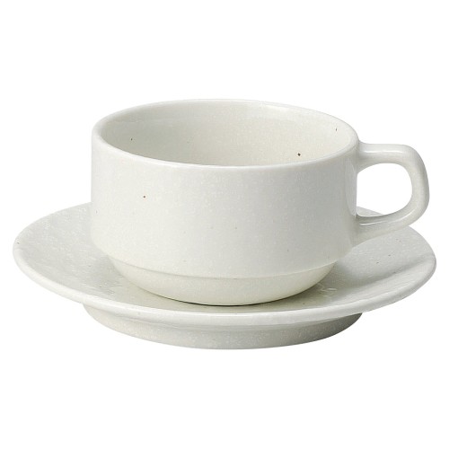 91338-051 白粉引(黒い斑点) スタックカプチーノ碗のみ|業務用食器カタログ陶里30号