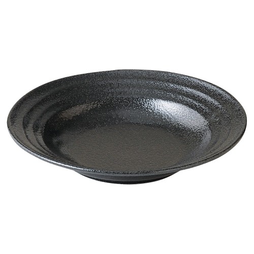 91718-161 マルス ブラック8.5吋スープ|業務用食器カタログ陶里30号