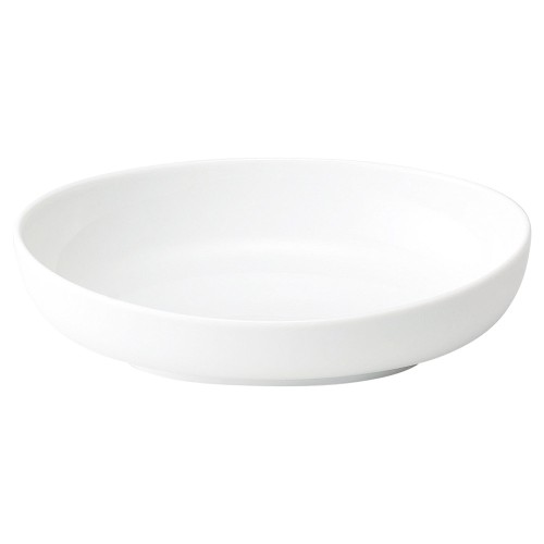 92529-021 レーラホワイト 8吋オーバルボール|業務用食器カタログ陶里30号