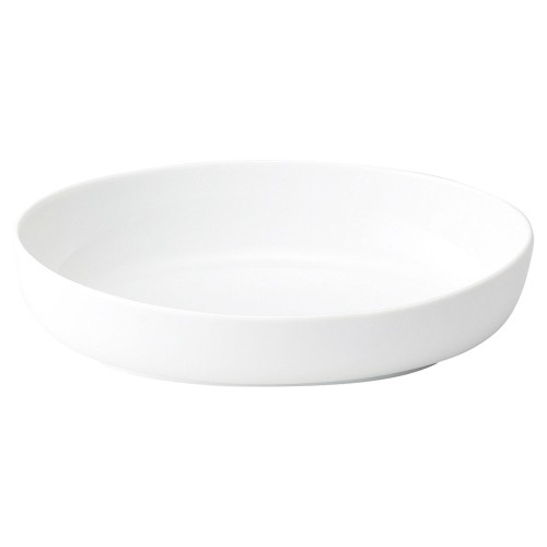 92530-021 レーラホワイト 10吋オーバルボール|業務用食器カタログ陶里30号