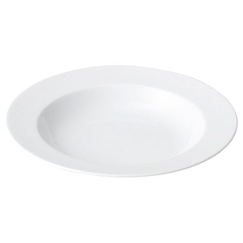 92770-021 スインホワイト 9吋ワイドリムスープ|業務用食器カタログ陶里30号
