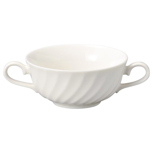 92806-121 NSウェーブ(強化) 両手スープカップ|業務用食器カタログ陶里30号