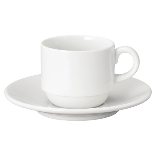 92920-181 アイリス(ホワイト) 受皿|業務用食器カタログ陶里30号