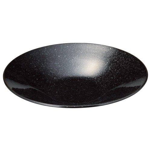 92961-181 アイリス(ブラック) 25㎝深皿|業務用食器カタログ陶里30号