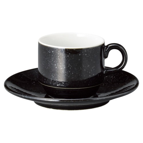 92970-181 アイリス(ブラック) 受皿|業務用食器カタログ陶里30号