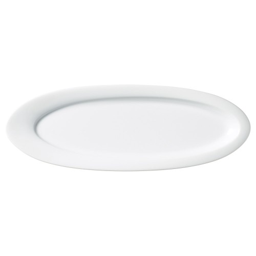 93165-111 白磁ビスタ 41㎝オーバルプレート|業務用食器カタログ陶里30号
