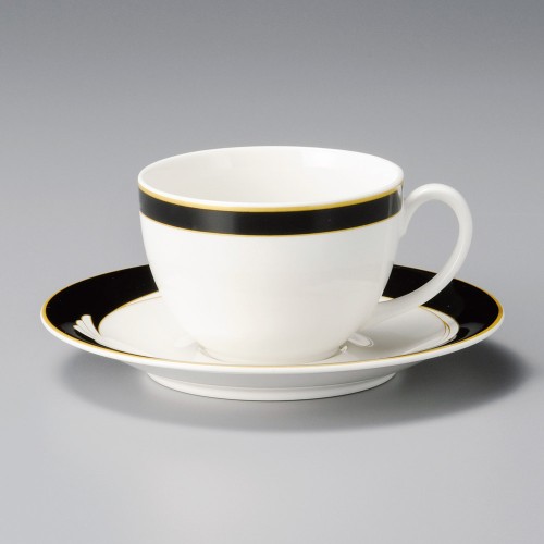 94911-331 ウイング黒カプチーノ碗|業務用食器カタログ陶里30号
