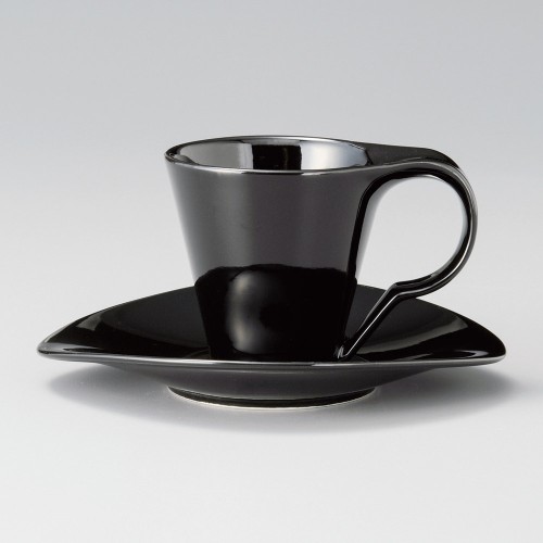 95002-401 モデルブラックコーヒー受皿|業務用食器カタログ陶里30号
